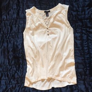 High/low Gap sleeveless top